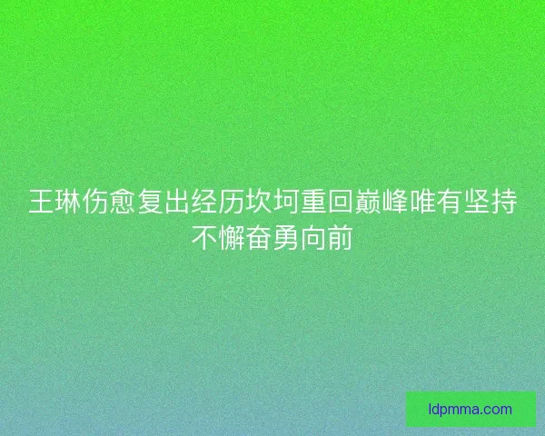 王琳伤愈复出经历坎坷重回巅峰唯有坚持不懈奋勇向前